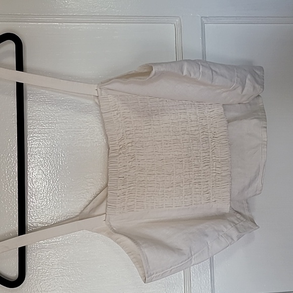 ✨️Bundle of 2 Womens Linen Cropped blouses✨️ - Picture 9 of 9